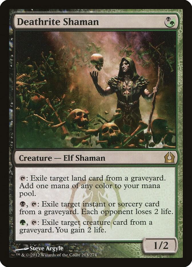Deathrite Shaman 213 card from Return to Ravnica