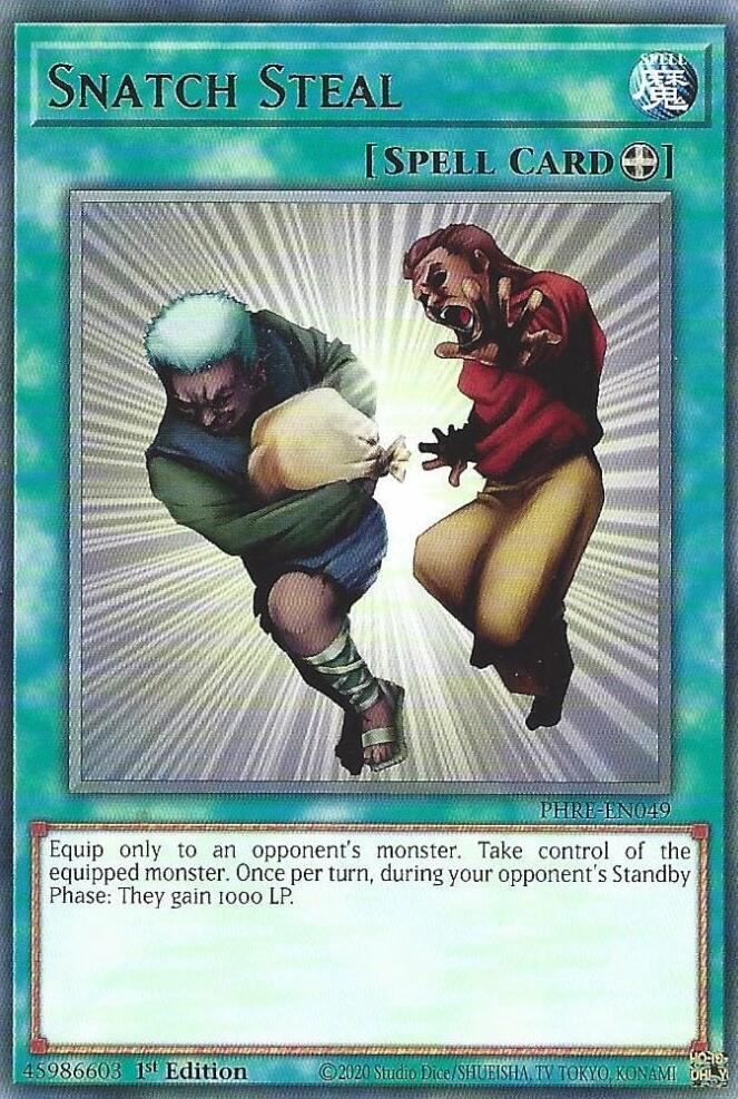 Snatch Steal PHRE-EN049 card from Phantom Revenge