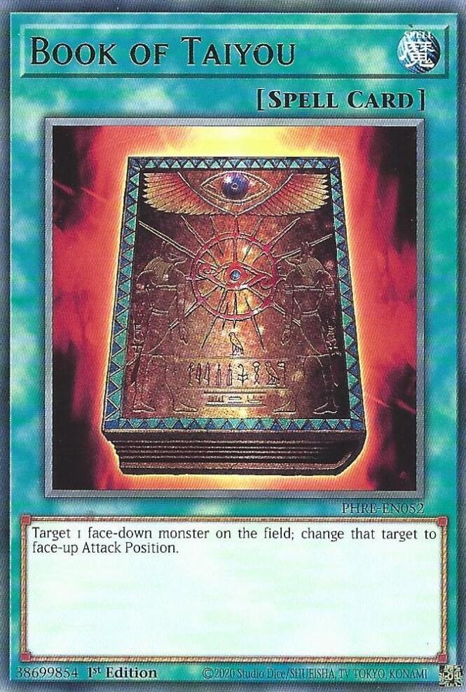 Book of Taiyou PHRE-EN052 card from Phantom Revenge