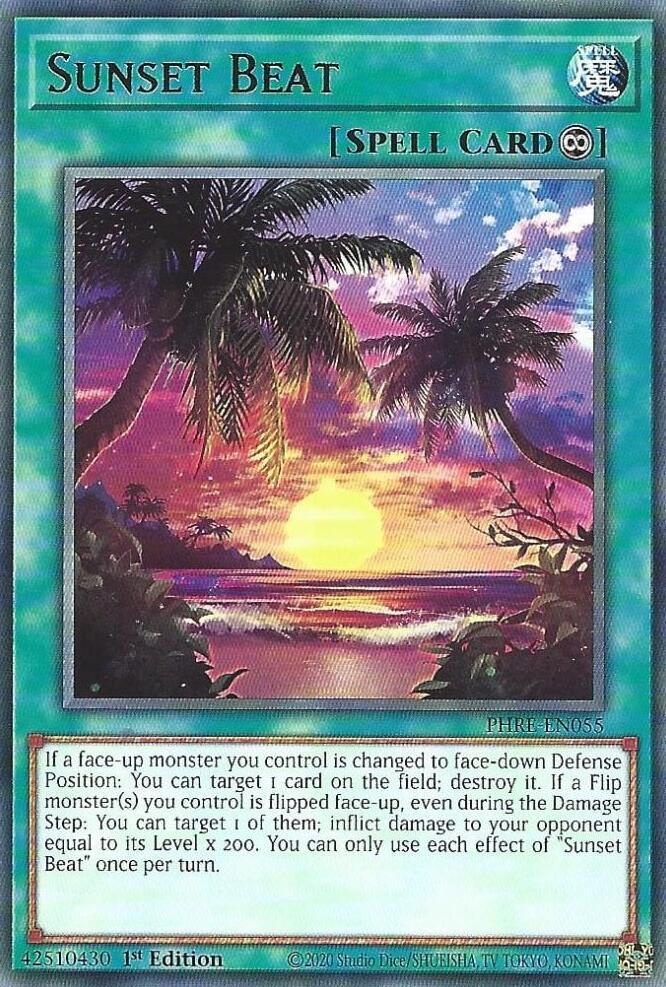 Sunset Beat PHRE-EN055 card from Phantom Revenge