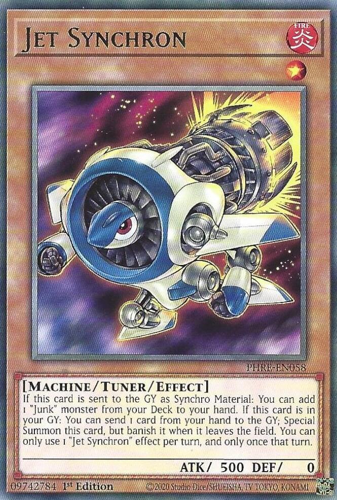 Jet Synchron PHRE-EN058 card from Phantom Revenge