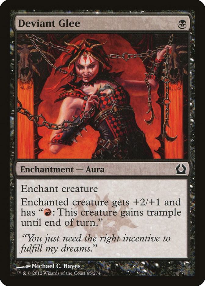 Deviant Glee 65 card from Return to Ravnica
