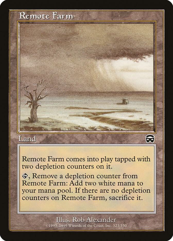 Remote Farm 323 card from Mercadian Masques