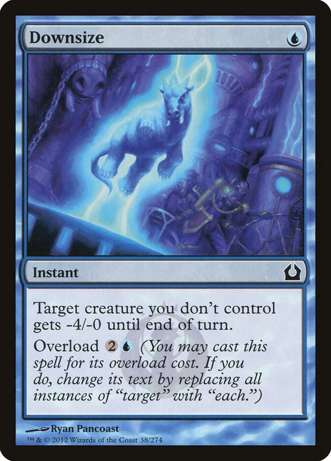Downsize 38 card from Return to Ravnica