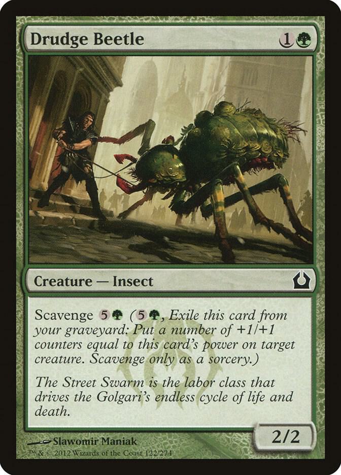 Drudge Beetle 122 card from Return to Ravnica