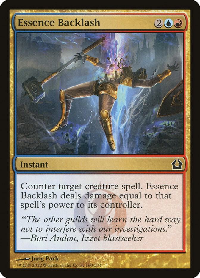 Essence Backlash 160 card from Return to Ravnica