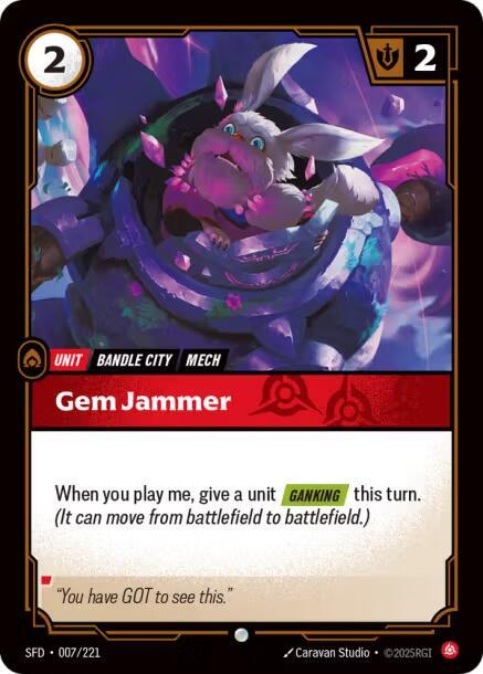 Gem Jammer 007/221 card from Spiritforged