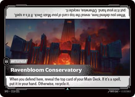 Ravenbloom Conservatory 215/221 card from Spiritforged