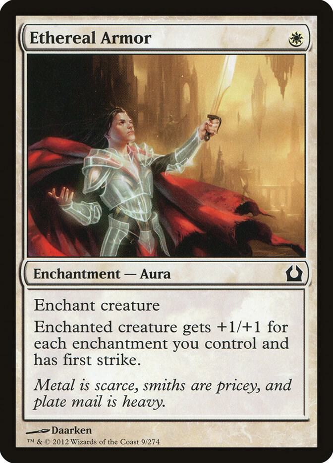 Ethereal Armor 9 card from Return to Ravnica