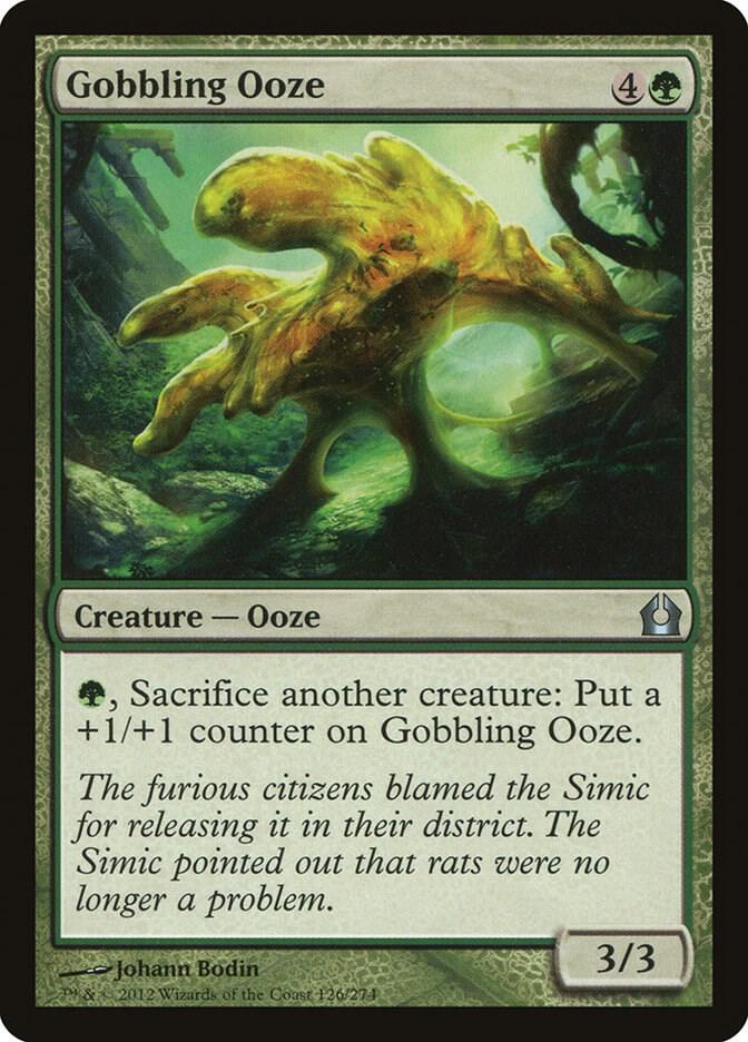 Gobbling Ooze 126 card from Return to Ravnica