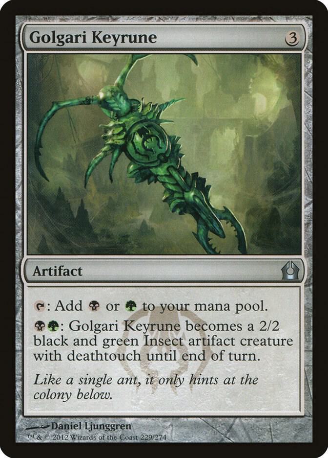 Golgari Keyrune 229 card from Return to Ravnica