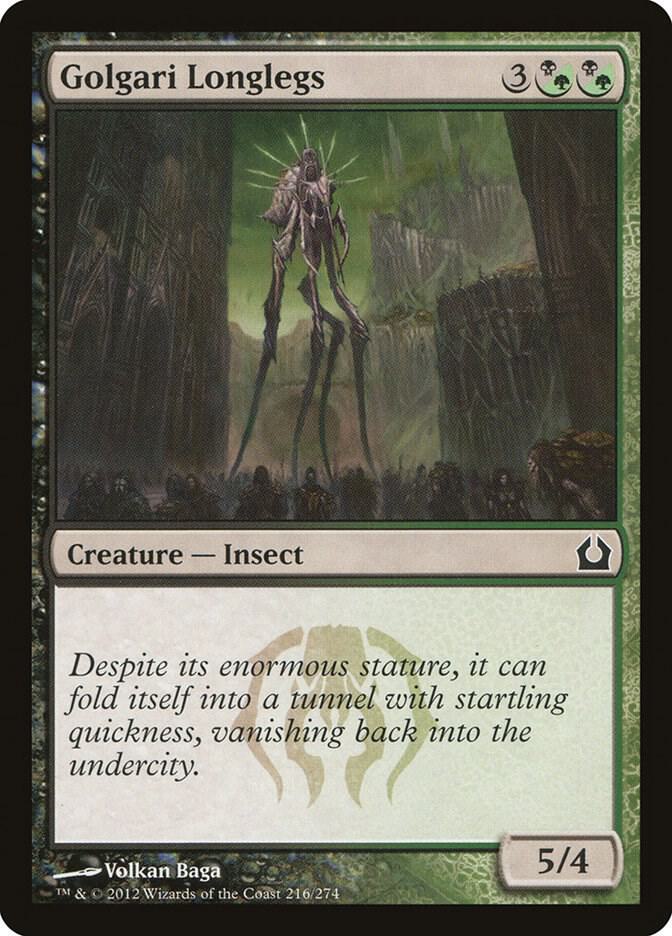 Golgari Longlegs 216 card from Return to Ravnica