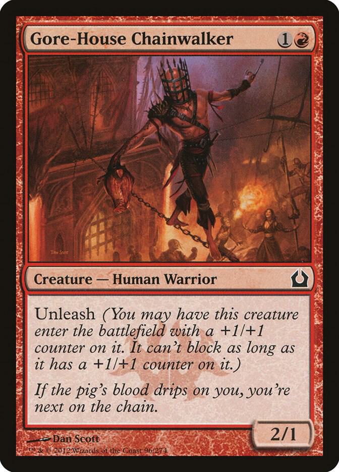 Gore-House Chainwalker 96 card from Return to Ravnica