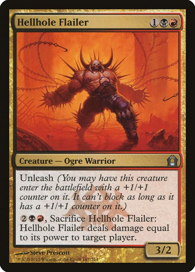 Hellhole Flailer 167 card from Return to Ravnica
