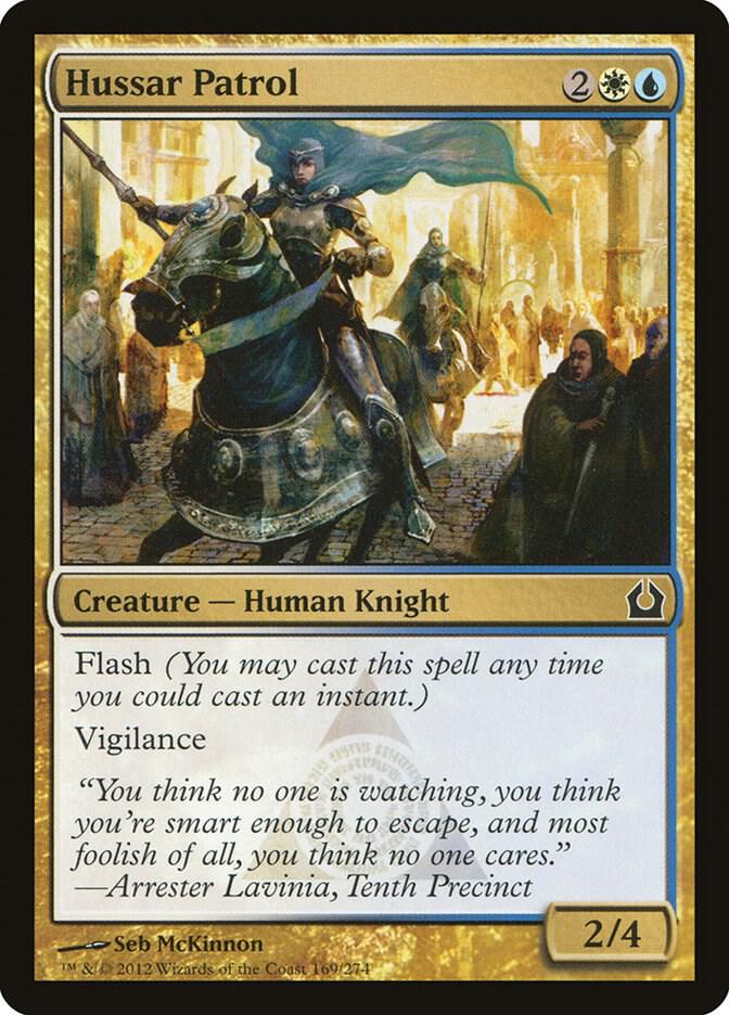 Hussar Patrol 169 card from Return to Ravnica