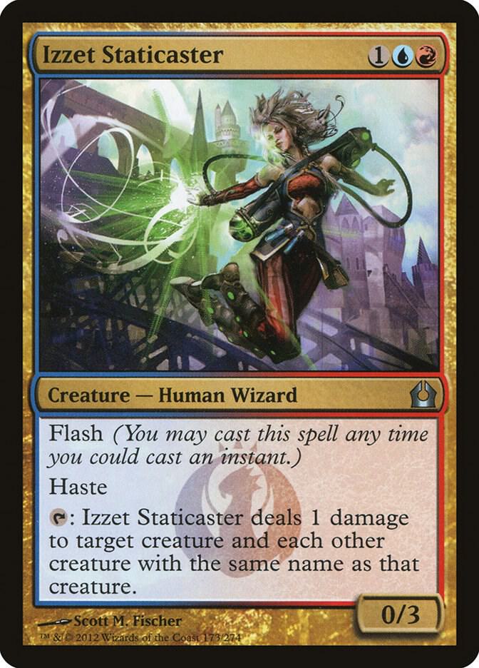 Izzet Staticaster 173 card from Return to Ravnica