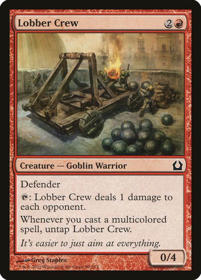 Lobber Crew 99 card from Return to Ravnica
