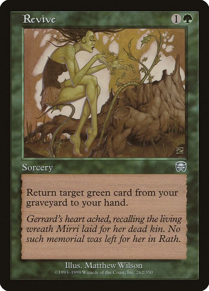 Revive 262 card from Mercadian Masques
