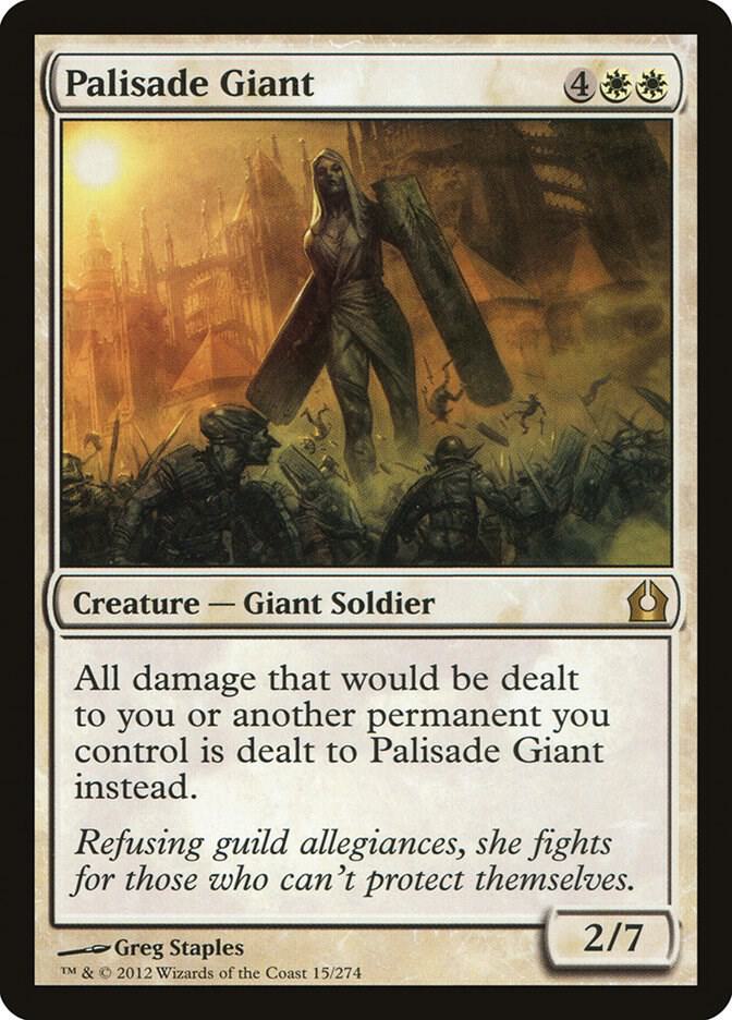 Palisade Giant 15 card from Return to Ravnica