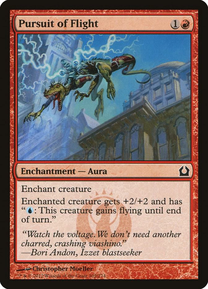 Pursuit of Flight 102 card from Return to Ravnica