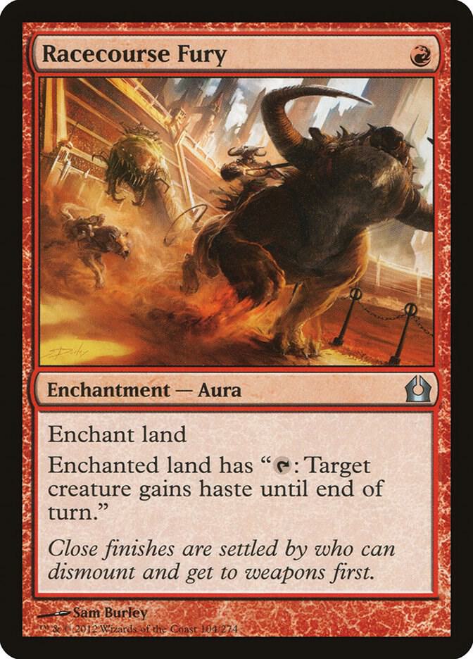 Racecourse Fury 104 card from Return to Ravnica