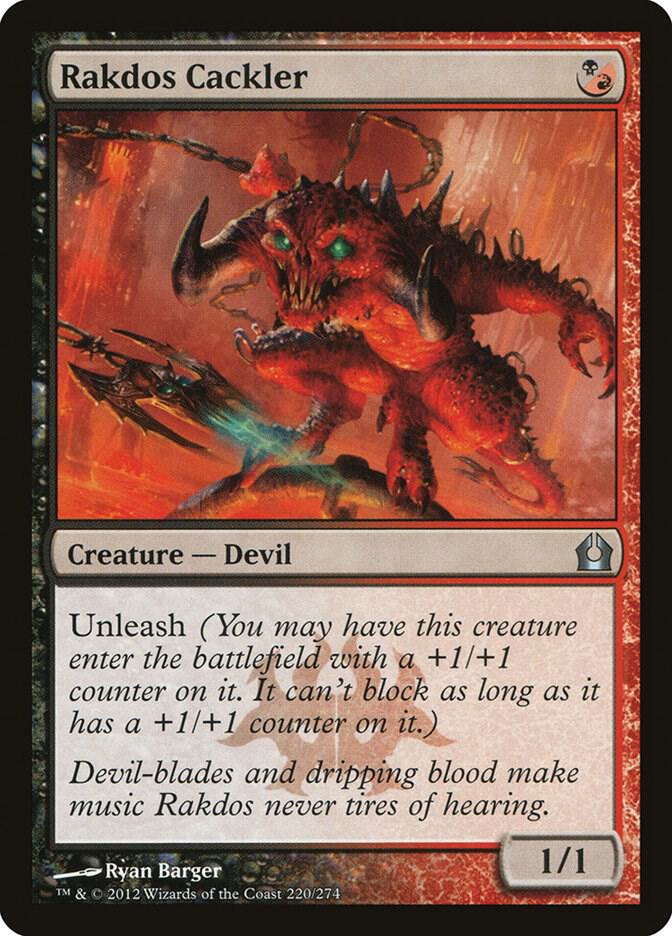 Rakdos Cackler 220 card from Return to Ravnica