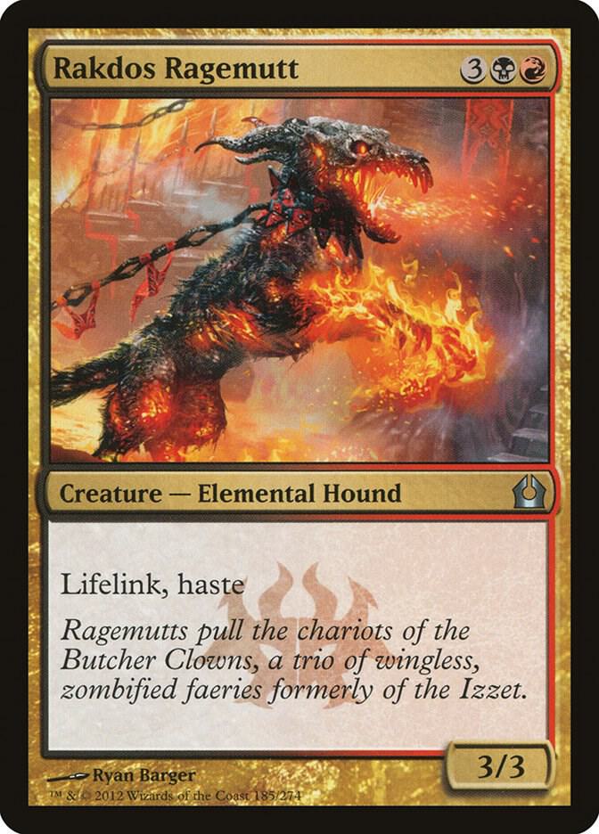 Rakdos Ragemutt 185 card from Return to Ravnica