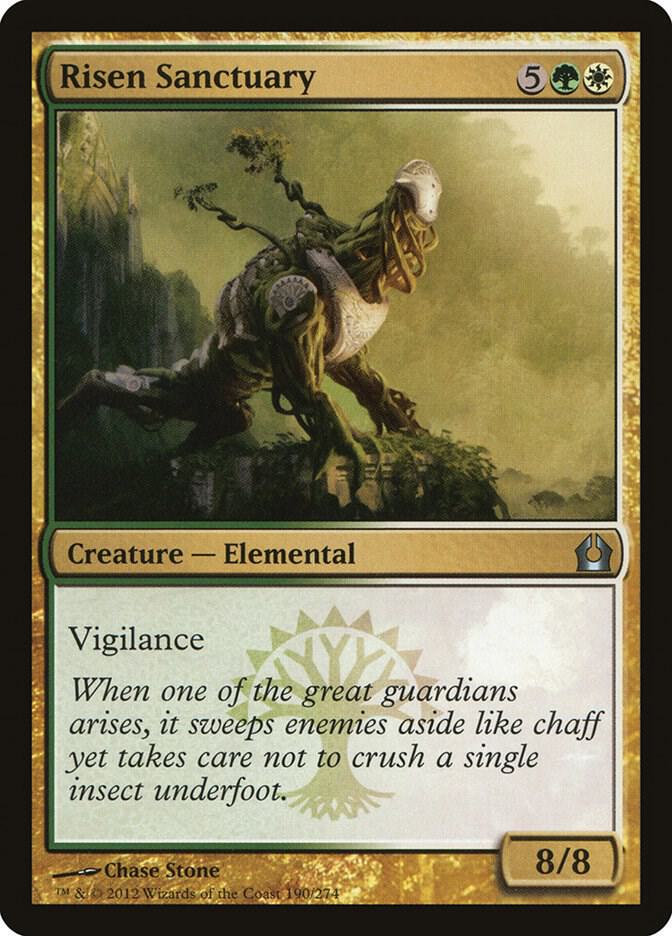 Risen Sanctuary 190 card from Return to Ravnica