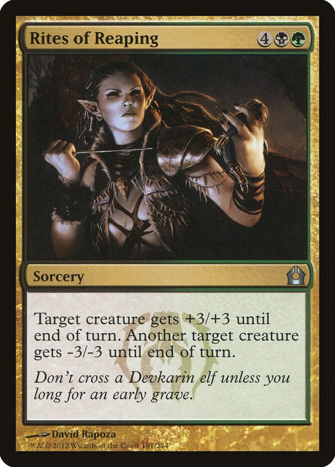 Rites of Reaping 191 card from Return to Ravnica