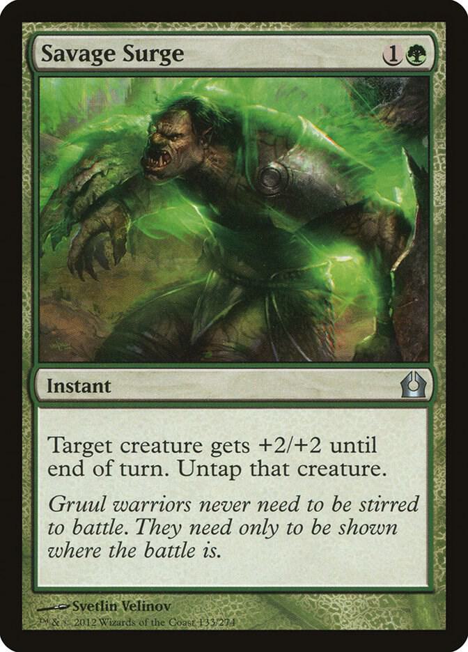 Savage Surge 133 card from Return to Ravnica