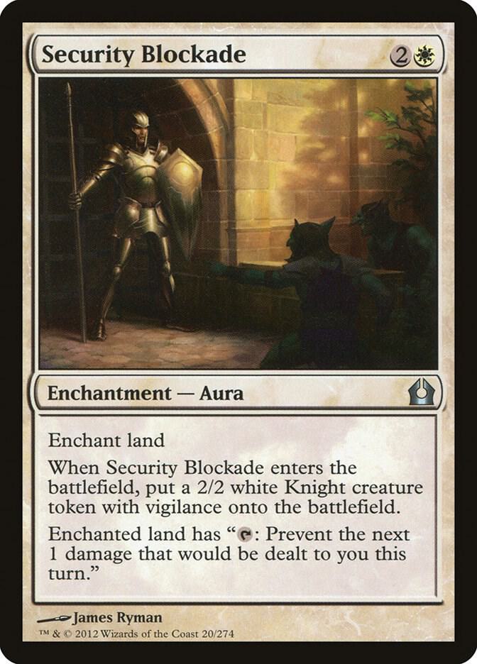 Security Blockade 20 card from Return to Ravnica