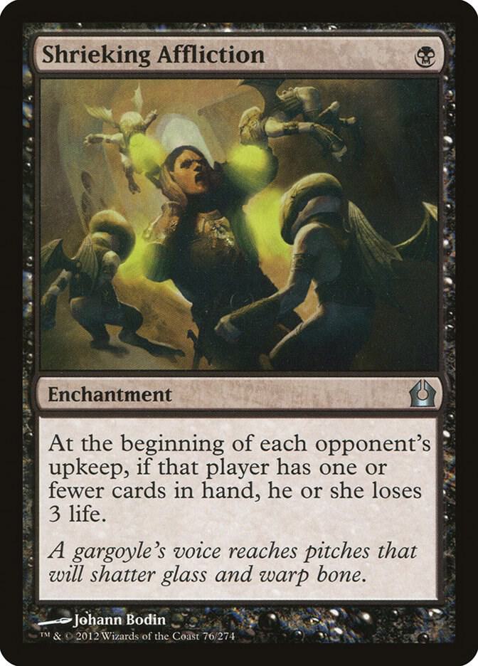 Shrieking Affliction 76 card from Return to Ravnica