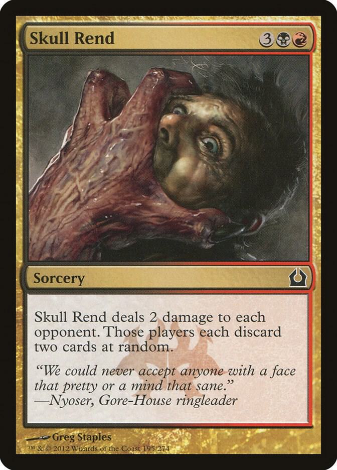 Skull Rend 195 card from Return to Ravnica