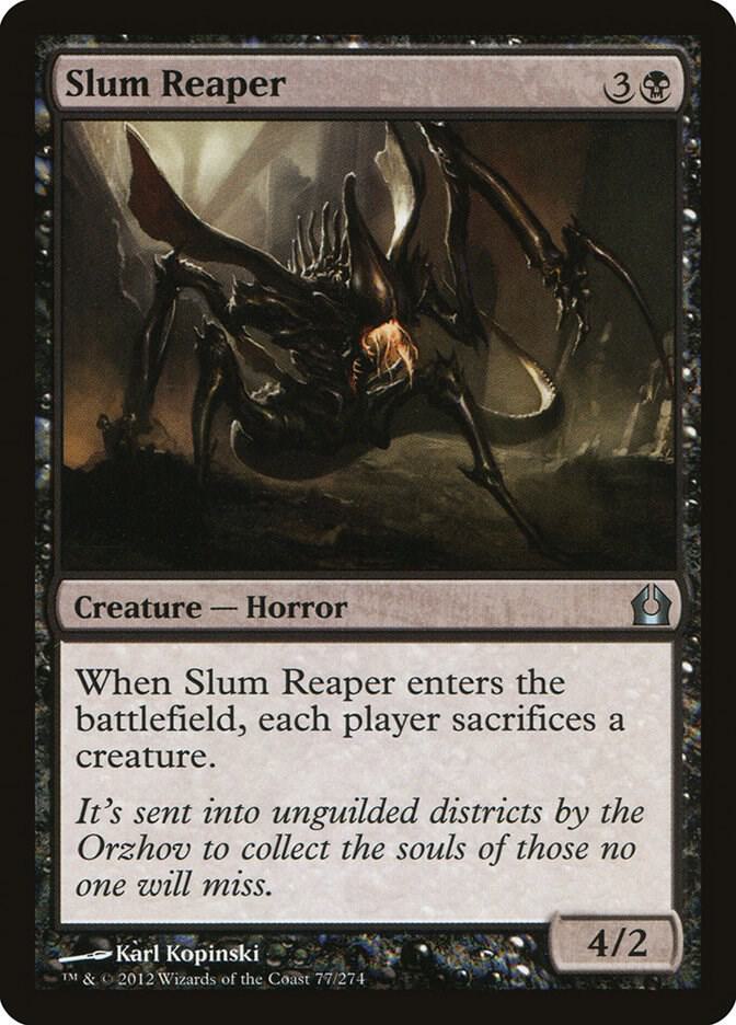 Slum Reaper 77 card from Return to Ravnica