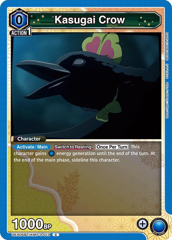 Kasugai Crow UEX05BT/KMY-3-013 card from UEX05BT: Demon Slayer: Kimetsu no Yaiba Vol.2