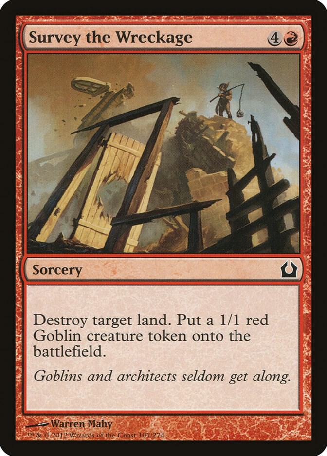 Survey the Wreckage 107 card from Return to Ravnica