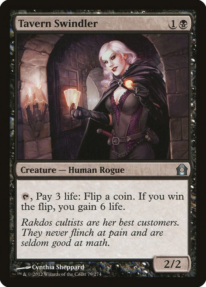 Tavern Swindler 79 card from Return to Ravnica