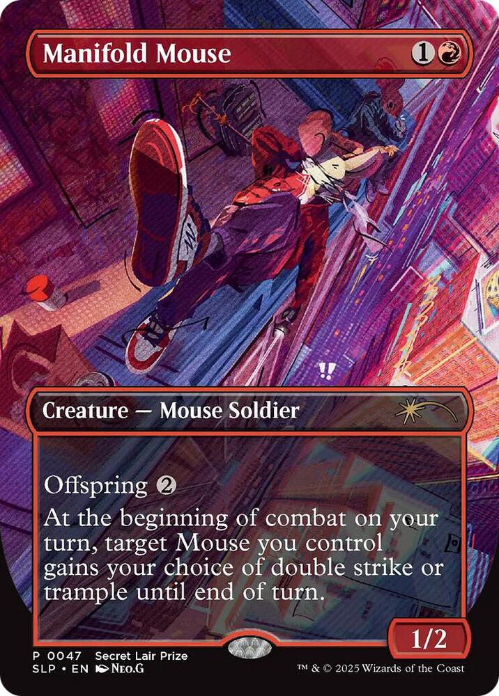 Manifold Mouse 47 card from Secret Lair Showdown