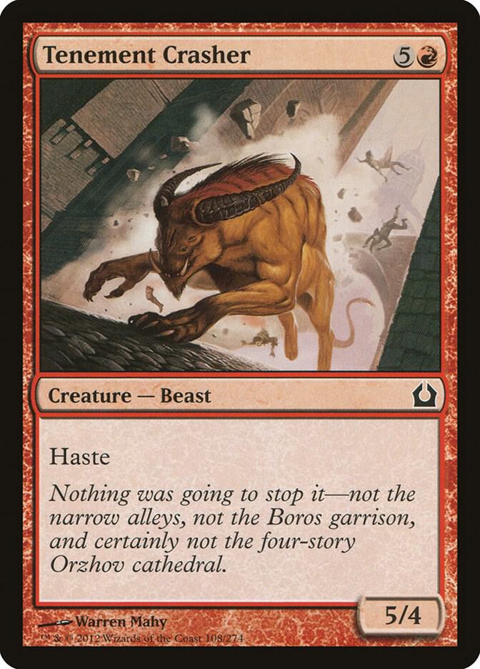 Tenement Crasher 108 card from Return to Ravnica