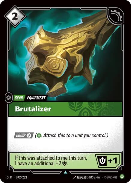 Brutalizer 042/221 card from Spiritforged
