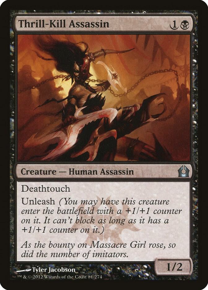 Thrill-Kill Assassin 81 card from Return to Ravnica