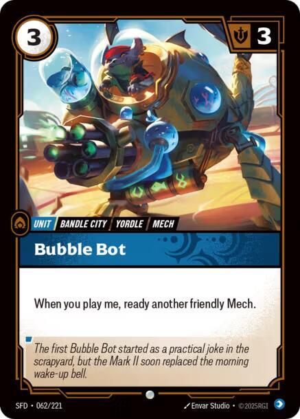 Bubble Bot 062/221 card from Spiritforged