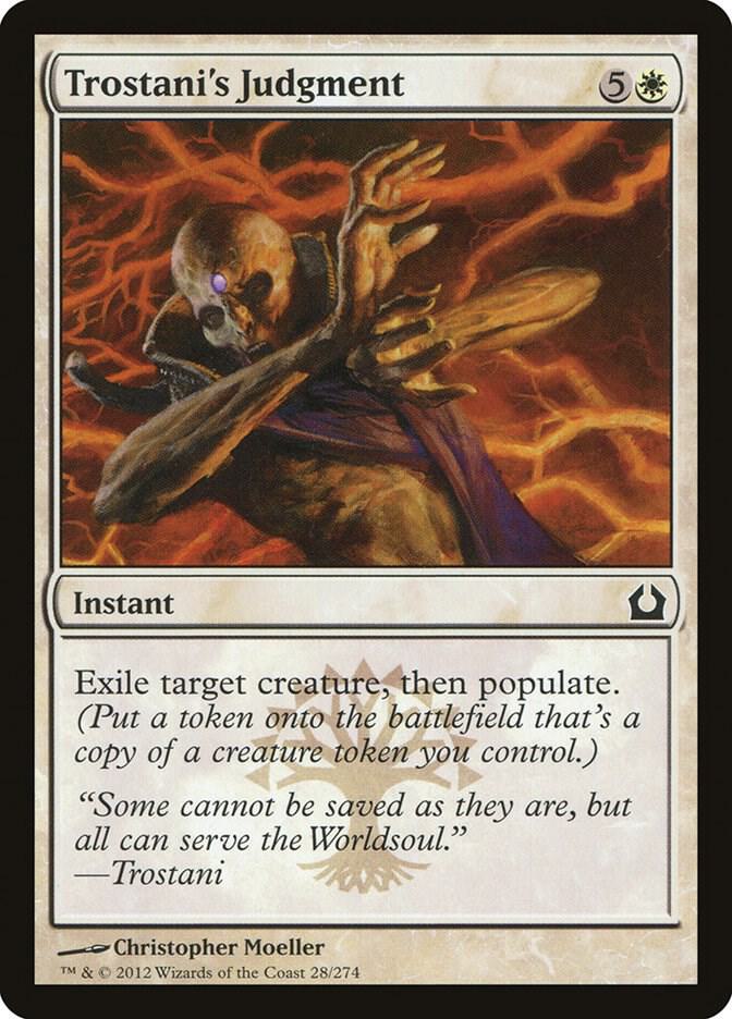 Trostani's Judgment 28 card from Return to Ravnica