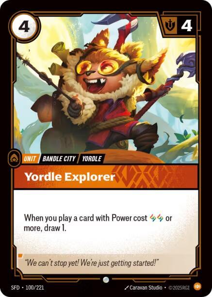 Yordle Explorer 100/221 card from Spiritforged