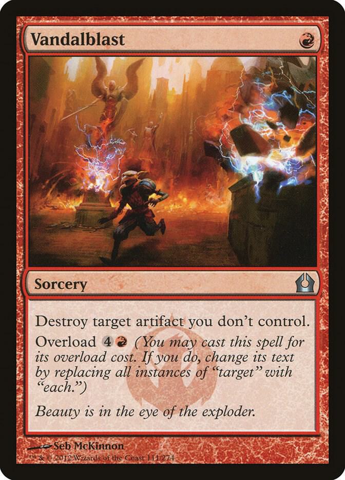 Vandalblast 111 card from Return to Ravnica