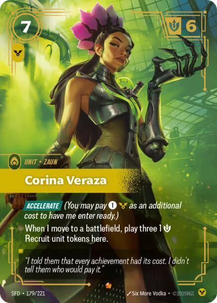 Corina Veraza 179/221 card from Spiritforged