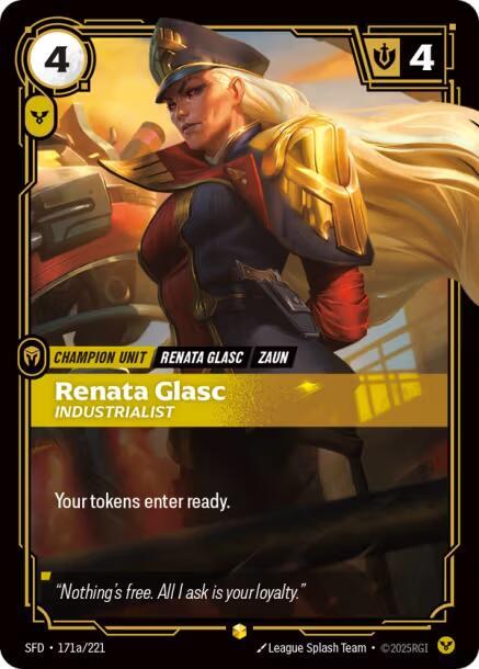 Renata Glasc - Industrialist (Alternate Art) 171a/221 card from Spiritforged