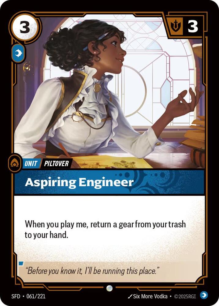 Aspiring Engineer 061/221 card from Spiritforged