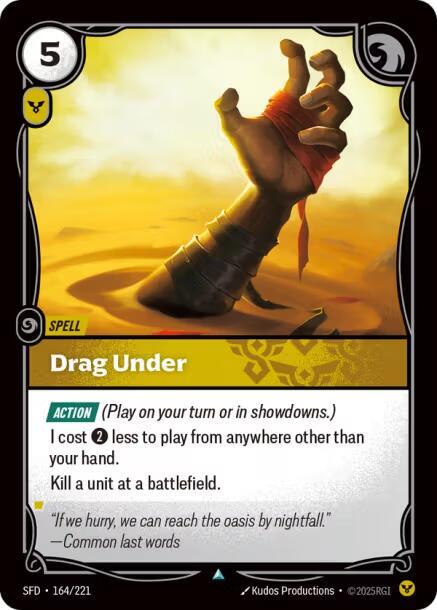 Drag Under 164/221 card from Spiritforged