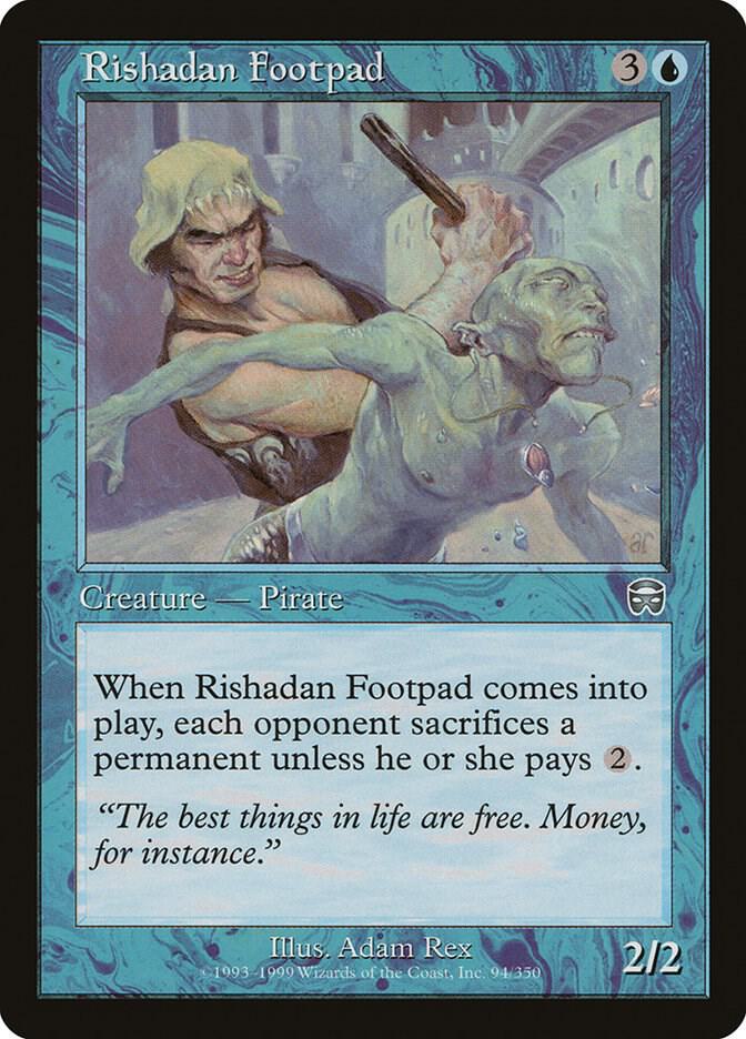 Rishadan Footpad 94 card from Mercadian Masques